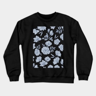 Floral Pattern Light Tone Crewneck Sweatshirt